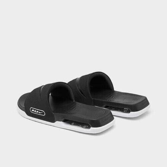 Nike Air Max Cirro Slides Black DC1460-004 Metallic Silver Sizes Men's 8 Wmns 9 - Picture 4 of 8